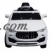 Costway 6V Licensed Maserati Kids Ride On Car RC Remote Control Opening Doors MP3 Swing White   
